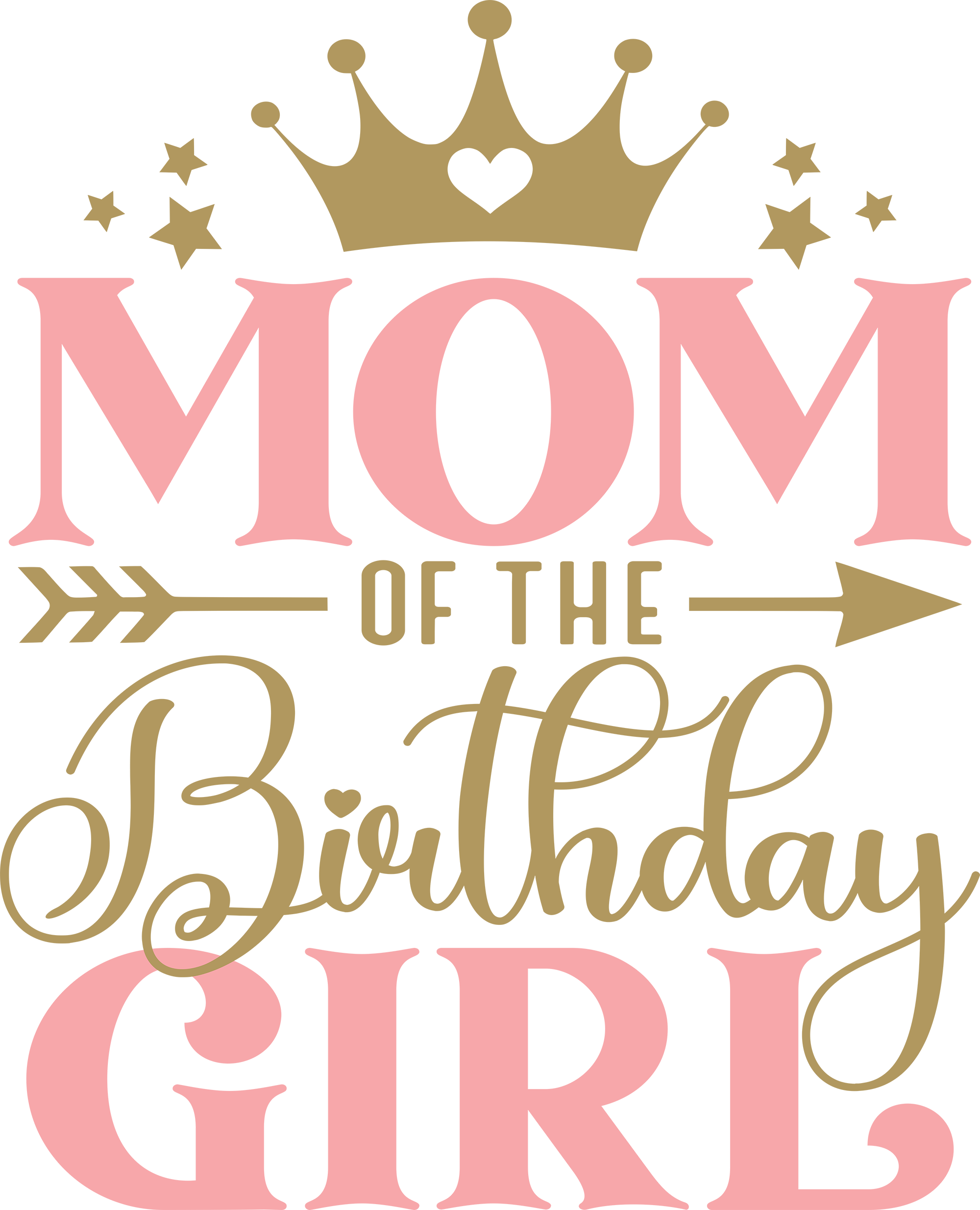 Mom of the Birthday Girl