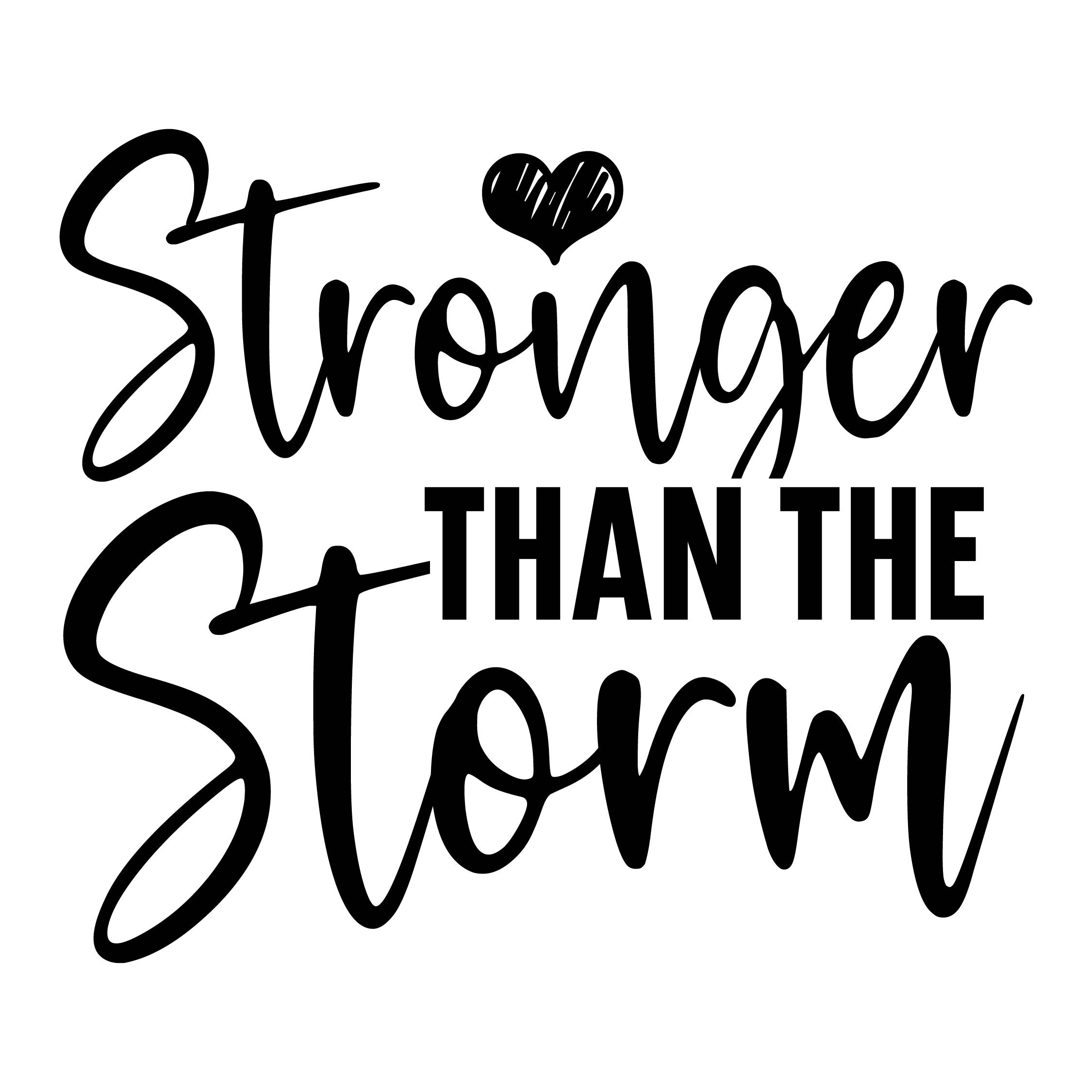 Stronger than the storm